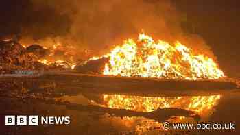 Fire at waste site 'is 12th in recent years'