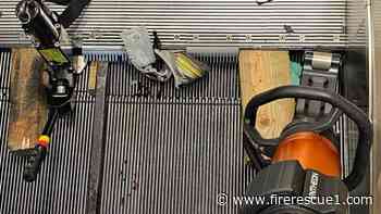 Conn. man rescued after feet become trapped in mall escalator