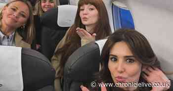 Cheryl joins Girls Aloud bandmates as group jet off to Dublin to start tour