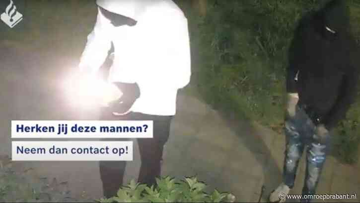 Deze beelden tonen hoe twee mannen aanslag plegen op woonhuis