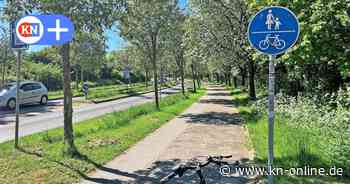 Neuer Geh- und Radweg an der Claus-Sinjen-Straße in Kronshagen