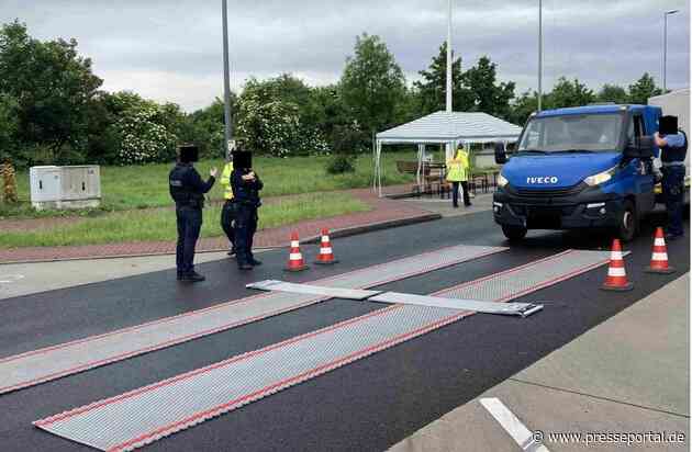 POL-OF: Kontrollwoche "Truck & Bus": Einige Verstöße bei gezielten Überprüfungen - Autobahn 45 / Parkplatz "Pfingstweide"