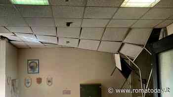 "Crollato il controsoffitto degli uffici della squadra mobile della questura di Roma"