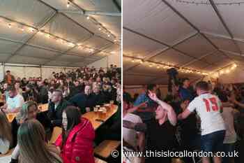 Crayford Arms to show Euros football games in huge marquee