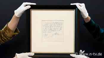 20 Jahre alter Papierfetzen: Messis Servietten-Vertrag bringt bei Auktion fast 900.000 Euro