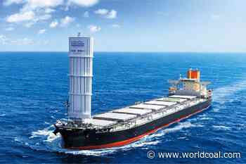 Wind Challenger-equipped Coal Carrier achieves significant fuel savings