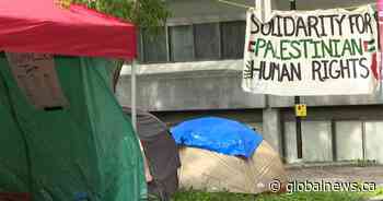 Officials deem barricades surrounding Queen’s University encampment a fire hazard