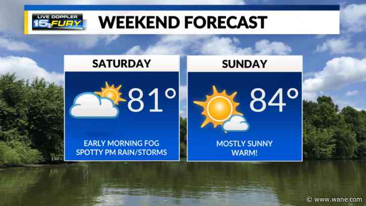 Fog will begin a summer-like May weekend