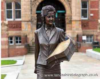 Relocation of statue of Blackburn MP Barbara Castle back on