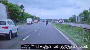 Motorcyclist caught at 'speeds of up to 150mph' on M61