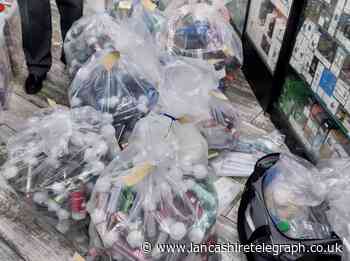 Suspected illegal vapes and drugs seized from Blackburn shop