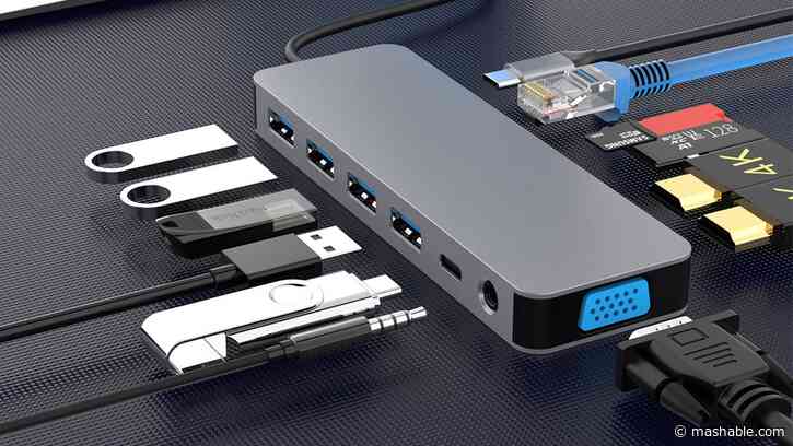 Connect up to 13 devices using this docking station for $50