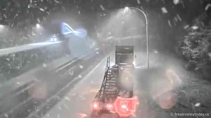 Cool weather could lead to more snow along highways connecting the Fraser Valley to the Interior