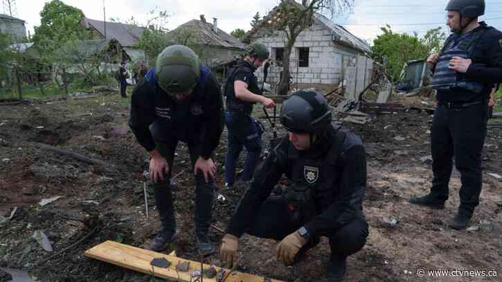 Ukraine and Russia exchange drone attacks while Russia continues its push in the east