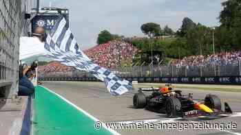 Verstappen schleppt sich zum Sieg-Hattrick in Imola