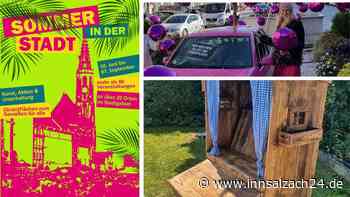 Straßenkreide-Wettbewerb und Strandkörbe: Neuötting feiert den „Sommer in der Stadt“