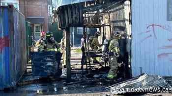 Man charged after downtown Barrie fire