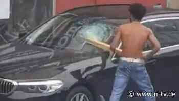 Polizei muss Taser einsetzen: Halbnackter randaliert mit Holzplatte in Worms