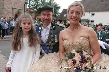 Borgentreich: Königspaar strahlt auch bei Regen