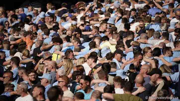 Man City wins record fourth-straight Premier League title after 3-1 win against West Ham
