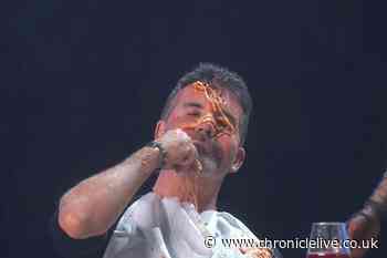 Britain's Got Talent descends into chaos as Simon Cowell is pelted with food during strange audition