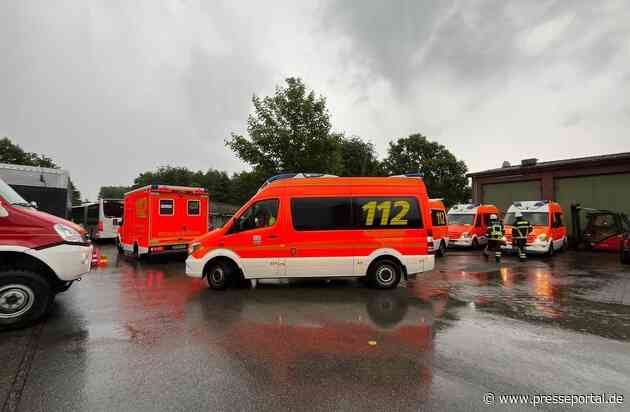 FW Kreis Soest: Pressemitteilung Unwetter Pfingstzeltlager Jugendfeuerwehren Kreis Soest