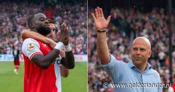 Ook Lutsharel Geertruida leek afscheid te nemen van Feyenoord: ‘Arne Slot is heel belangrijk voor mijn loopbaan geweest’