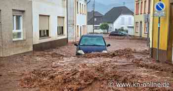 Unwetter im rheinland-pfälzischen Kirn: Erdrutsch blockiert Bundesstraße