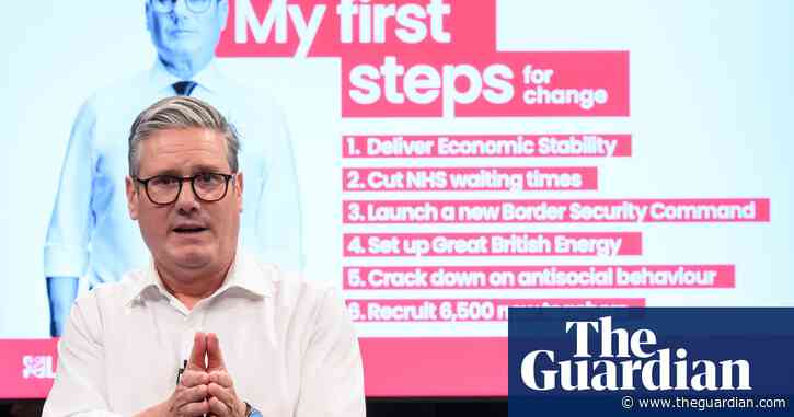 Keir Starmer reveals first steps if Labour wins election – video