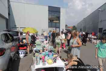 Groot aanbod aan tweedehands spullen op rommelmarkt