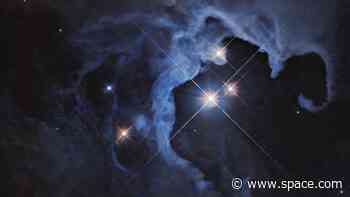 Enchanting new Hubble Telescope image reveals an infant star's sparkle