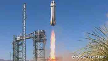 Blue Origin launches 1st Black astronaut candidate, age 90, and 5 space tourists on New Shepard rocket (video)