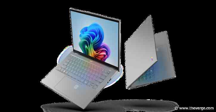 Acer will welcome its first Copilot Plus PC to its Swift 14 lineup this summer