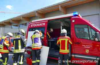 FW Stockach: Brand einer Lagerhalle