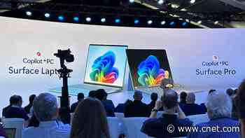 Everything Microsoft Just Announced: CoPilot Plus PCs, Surface Pro and Laptop Running on Qualcomm Highlights AI Explorer     - CNET