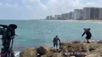 Video shows good Samaritans jumping into water to help struggling teen at Boca Raton Inlet