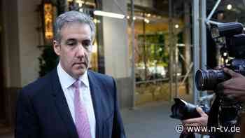 Im Schweigegeldprozess: Ex-Anwalt Cohen gesteht Diebstahl an Trump