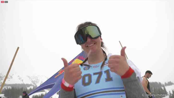 Daring skiers and boarders from around the world take to Sunshine Village for Slush Cup