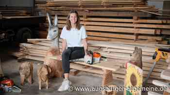 Holz und Motorsägen sind die Leidenschaft dieser Rotterin