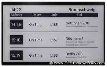 31.2 inch reflective e-paper display runs for days on a single charge