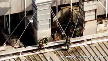 Calif. firefighters battle 2-alarm fire at Tesla factory