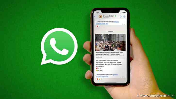 Omroep Brabant stuurt je vanaf nu ook nieuws op WhatsApp