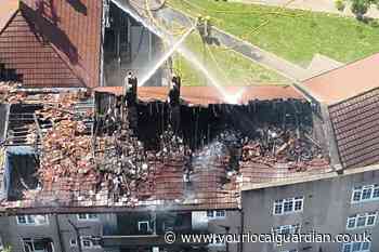 Woodley Close Tooting fire: Woman and child treated at scene