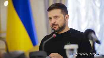 Rufe nach westlicher Hilfe: Kreml: Präsident Selenskyj "gleitet in Hysterie ab"