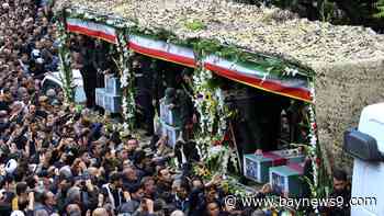 Mourners begin days of funerals for Iran's president and others killed in helicopter crash