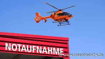 Pedelec-Fahrer kommen sich in Mühldorf zu nah - Rettungshubschrauber im Einsatz