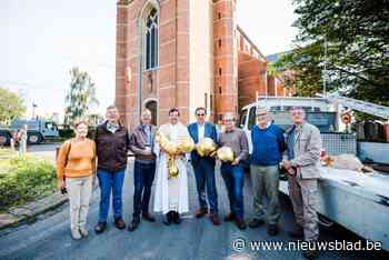 Kalmthout vereeuwigd in bol onder kerkhaan: “Leuk voor wie de tekst vindt binnen 75 jaar”