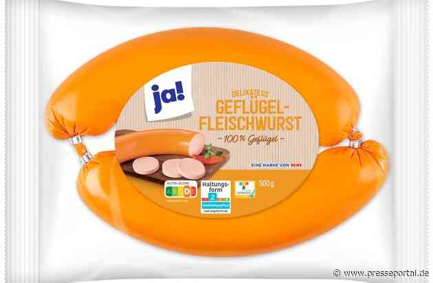 Firma OVO Vertriebs-GmbH ruft „ja! Delikatess Geflügelfleischwurst, 500g“ zurück