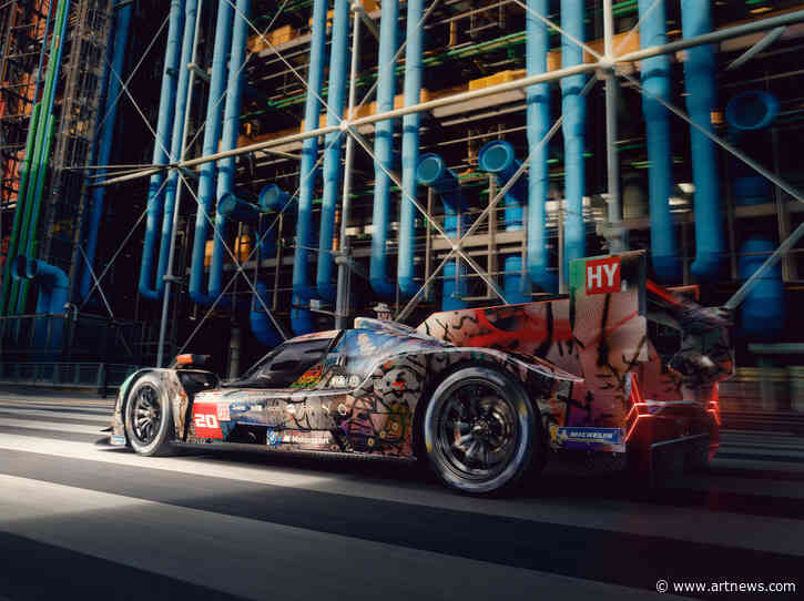 Julie Mehretu Designed BMW Art Car Unveiled at Centre Pompidou