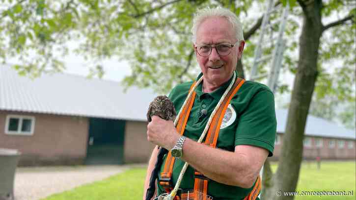 Gerard beschermde al honderden uilen, nu is hij onderscheiden